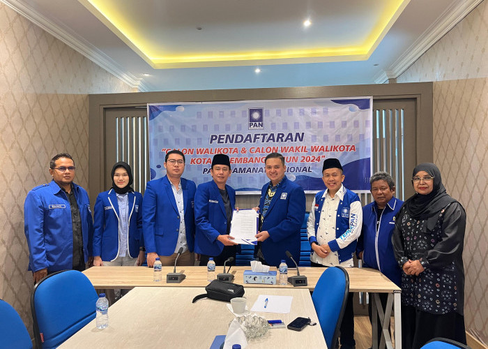 DPD PAN Palembang Tetapkan Tim Penjaringan Pilkada Palembang, Survei Tertinggi Berpeluang Maju