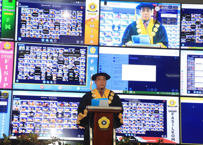 Terobos Dunia Maya, Aplikasi zoom US Cam Zi Unsri Resmi Launching Saat Wisuda ke-161