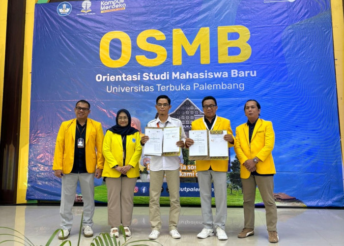 Rumah Zakat dan Universitas Terbuka Palembang Teken MoU Pengumpulan Dana ZIS di Lingkungan Kampus