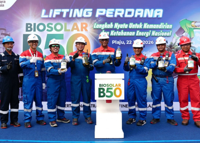 Dukung Era Baru Energi Nasional, Kilang Plaju Resmi Lifting Perdana dan Luncurkan Implementasi Biosolar B50