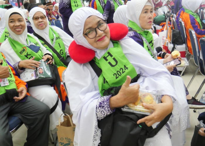 Jemaah Haji Kloter 9 Embarkasi Palembang Gelombang 1 Telah Berangkat Siang Ini 