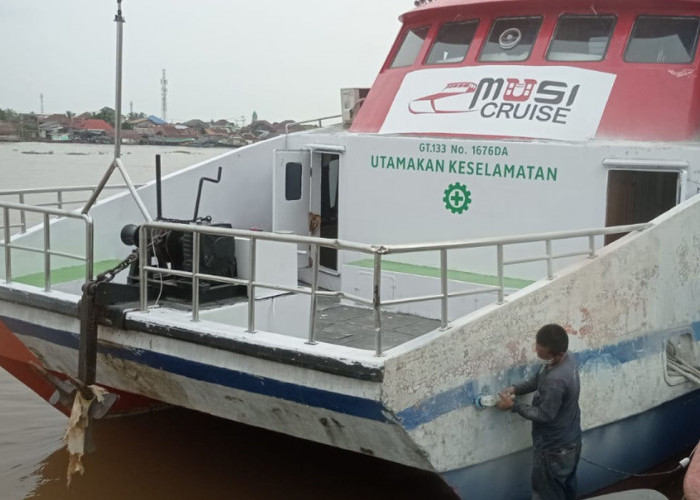 Kapal Wisata Musi Cruise Palembang Kembali Beroperasi, Sempat Alami Kerusakan Baling-baling