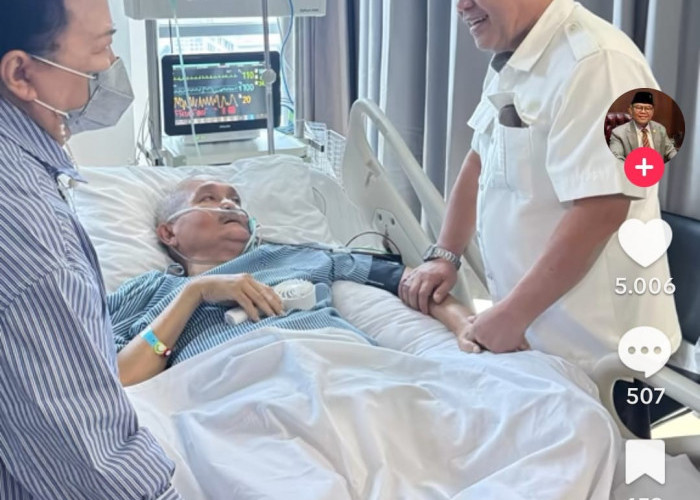 Mantan Bupati Ogan Ilir Ilyas Panji Besuk Alex Noerdin ke Jakarta, Hoaks Kabar Diterbangkan ke Singapura 