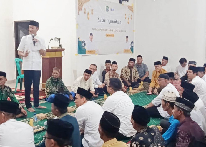 Gelar Safari Ramadan di Suka Manis, Bupati PALI Bawa Oleh-oleh untuk UMKM