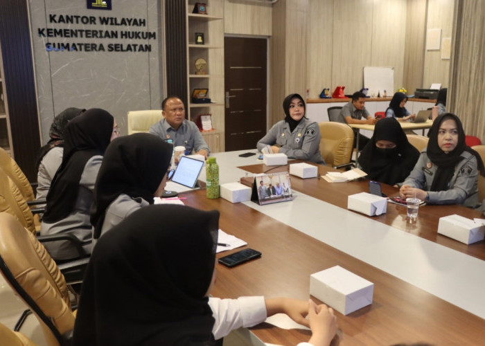 Kanwil Kemenkum Sumsel Diseminasi Penjaringan dan Identifikasi Calon OBH Pemberi Bantuan Hukum