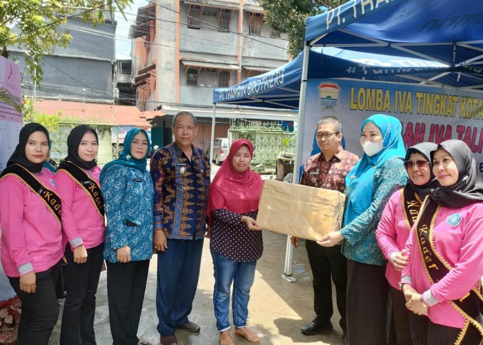 Warga dan Tim PKK Kecamatan IT I Antusias  Ikuti  Lomba IVA Tingkat Kota Palembang