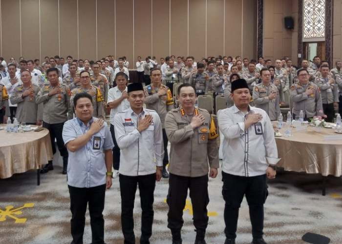 Hadiri Undangan Polrestabes Palembang, Bawaslu Palembang Paparkan Indeks Kerawanan Pemilihan Serentak 2024