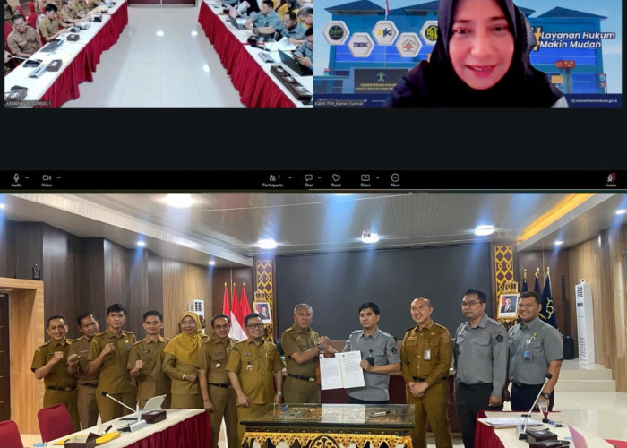Kemenkum Sumsel Harmonisasikan Raperbup Kabupaten OKI Perkuat Kualitas Regulasi Daerah