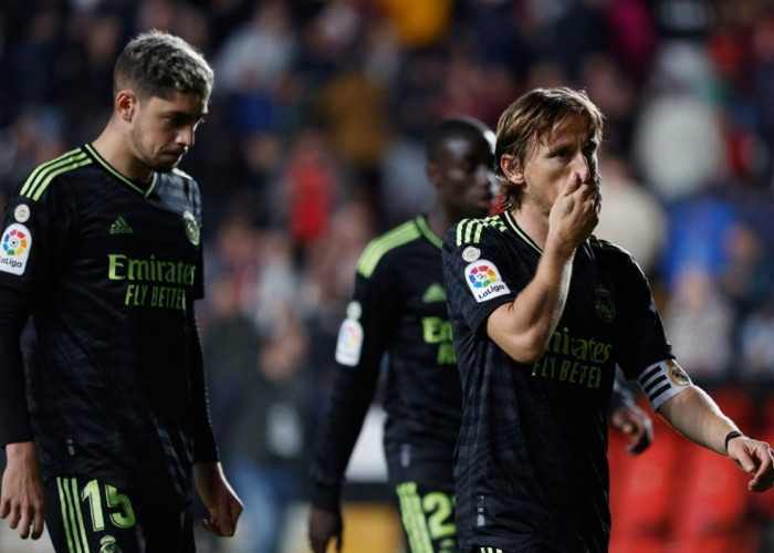 Rekor Tak Terkalahkan Real Madrid Terhenti, Kalah dari Rayo Vallecano 3-2