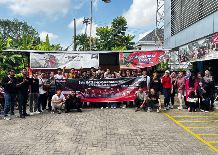 Astra Motor Sumsel Ajak Komunitas Nobar ARRC 2024, Dukung Pebalap AHRT Seri Mandalika Race Kedua