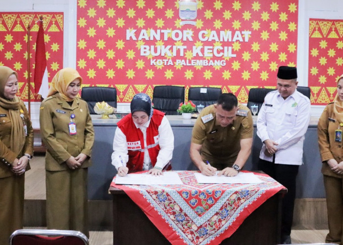 PMI Palembang Gandeng Kecamatan Bukit Kecil, Donor Darah Rutin Siap Digelar hingga Tingkat RT