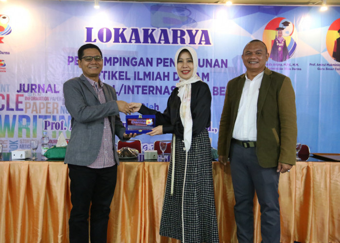 UBD Palembang Hadirkan Guru Besar Unja, Lokakarya Pendampingan Penyusunan Artikel Ilmiah 