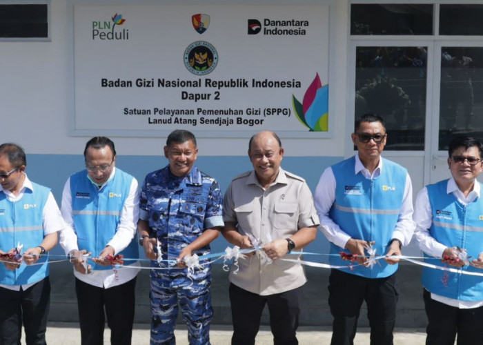 Salurkan Program Gizi Keluarga Sehat, PLN Bersama TNI AU Bangun Dapur 2 SPPG di Lanud Atang Sendjaja