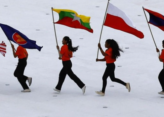 Parah! Bendera Indonesia Terbalik Saat Pembukaan Sea Games 2023, NOC Indonesai Protes CAMSOC
