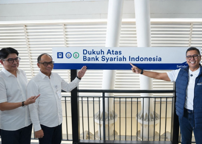 Perkuat Sinergi BUMN antara BSI dan KAI, Stasiun LRT Dukuh Atas Resmi Jadi Dukuh Atas Bank Syariah Indonesia