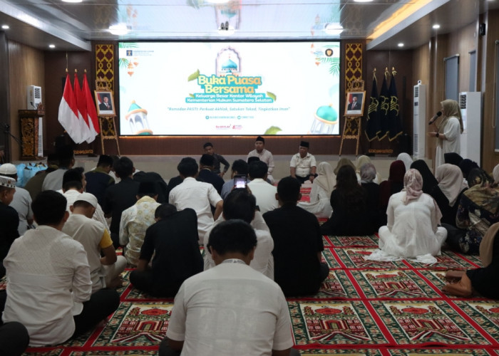 Pererat Kebersamaan di Bulan Suci, Kemenkum Sumsel Gelar Buka Puasa Bersama dan Silaturahmi Ramadan 1447 H