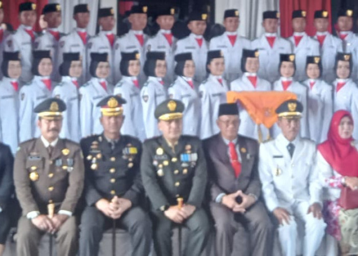 Pengibaran Bendera Merah Putih dalam Pelaksanaan HUT RI ke-78 Berjalan Sukses di OKI