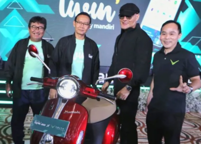 Kerja Sama Bank Mandiri dan Volta, Bisa Beli Motor di Fitur Livin' Sukha 