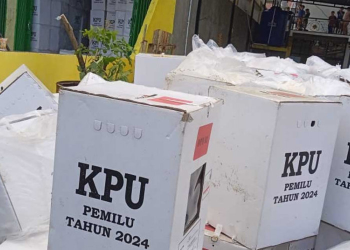 Periksa Saksi dan Amankan Barang Bukti, Polisi Usut Terbakarnya Gudang Logistik KPU Lubuklinggau 