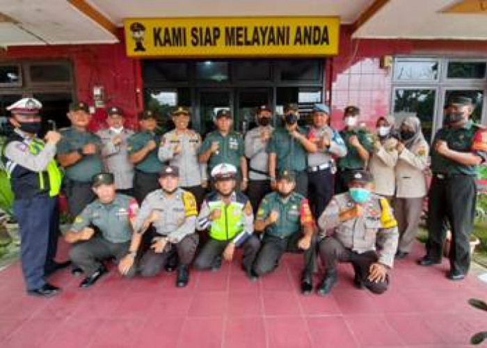 Koramil dan Polsek Sako Kuatkan Sinergi