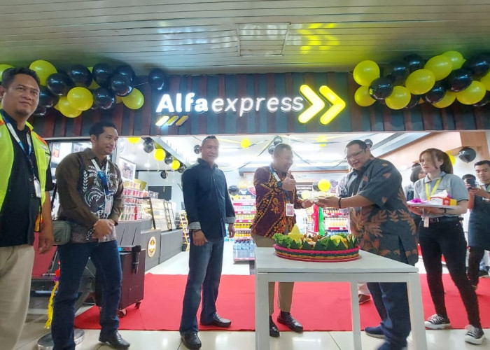 Alfaexpress Resmi Hadir di Bandara SMB II Palembang