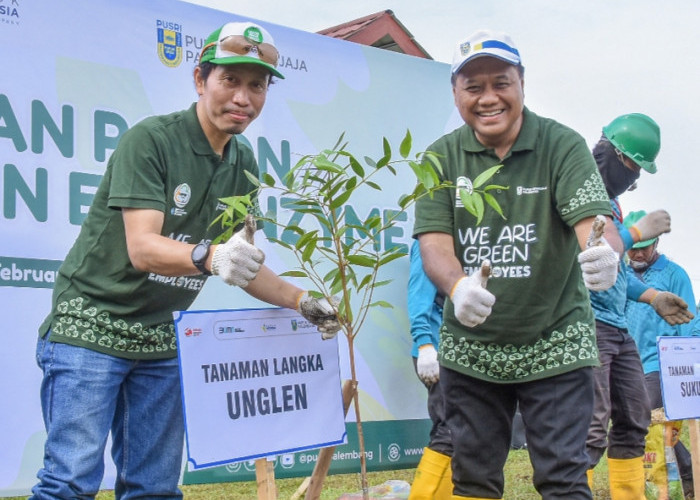 Peringati HPSN Tahun 2023, Pusri Palembang Bersih-bersih dan Pilah Sampah