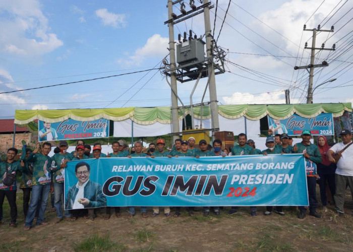 Buruh Sematang Borang Palembang Dukung Gus Imin Ketum PKB di Pilpres 2024