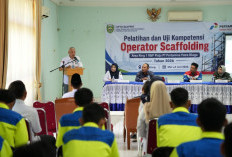 Project Sumatra R&P, Kilang Plaju, dan Disnakertrans Sumsel Sukses Sertifikasi Operator Scaffolding 