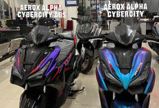 Aerox Cyber City 2026 Hadir dengan Kokpit Speedometer Sudah Full Digital Tampilan Sporty 