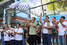 Pegadaian Kanwil III Sumbagsel dan Walikota Palembang Lepas Peserta Mudik Nyaman Bersama Pegadaian