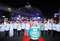 Gubernur Herman Deru Resmikan Tugu Bunga Cempako Telok, Revitalisasi Didukung Bantuan Rp 10 Miliar 