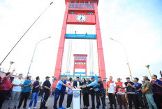 Gubernur Resmikan Car Free Day di Jembatan Ampera, Dorong Budaya Sehat dan Penguatan Ekonomi Masyarakat