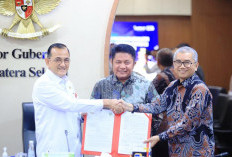 Pemprov Sumsel - Unsri Tandatangani NPHD, Gubernur Herman Deru: Hindari Praktik Mark Up dan Kegiatan Fiktif