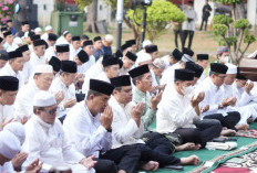 Ketuk Pintu Langit, Ikhtiar di Bumi, Pemkot Palembang Gelar Sholat Istisqa
