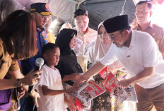 Wawako Palembang Prima Salam Tinjau Lokasi Kebakaran 1 Ilir, Serahkan Bantuan 