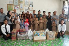 Tebarkan Kebaikan Semarak Hari Pengayoman, Kemenkum Sumsel Santuni Panti Asuhan Raihan