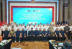 Rapat Mitra Kerja Komisi XIII DPR RI, Kemenkum Sumsel Sampaikan Capaian dan Tantangan Pelaksanaan Tugas