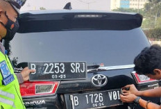 Awasa! Pakai Plat Nomor Palsu Hindari ETLE Bisa Dipenjara 6 Tahun
