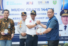 Sinergi KAI, Pemprov Sumsel, dan Bank Sumsel Babel Berangkatkan Ribuan Pemudik Gratis dari Kertapati