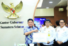 Gubernur Herman Deru Terima Sertifikat HPL Mozaik 5 dan 6, Dorong Percepatan Digitalisasi Pertanahan 