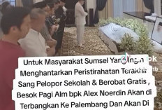 Jenazah Mantan Gubernur Sumsel Alex Noerdin Akan Dikebumikan di Pemakaman Keluarga Kebun Bunga 