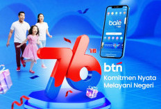 HUT ke-76 BTN Bertabur Hadiah Buat Nasabah Setia Pengguna Kartu Debit BTN dan QRIS balé by BTN, Syarat Mudah
