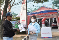 Satu Hati Honda Peduli, Astra Motor Sumsel Bagikan 5.000 Masker dan Paket Kesehatan untuk Masyarakat