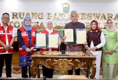 PMI Kota Palembang dan Setda Palembang Teken Kerja Sama Donor Darah, 105 Pegawai Turut Berpartisipasi
