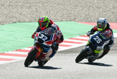 Muhammad Kiandra Ramadhipa Impresif, Melesat Raih Podium Perdana di Moto3 Junior Barcelona