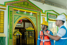 PLN Pastikan Listrik Andal di Masjid-Masjid Utama Palembang Jelang Salat Idul Fitri 1447 H