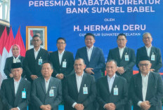 Gubernur Herman Deru Lantik Muhamad Suryadi Sebagai Direktur Utama Bank Sumsel Babel, Ini Pesannya