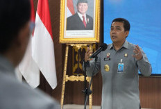 Apel Perdana, Kakanwil Kemenkum Sumsel Budi Argap Situngkir Teguhkan Komitmen dan Kinerja Pegawai