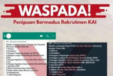 Waspada Penipuan Rekrutmen, KAI Divre III Palembang Tegaskan Informasi Resmi Hanya di Kanal KAI
