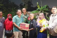 Cepat Tanggap, Pusri Beri Bantuan Korban Kebakaran di Lorong Tanah Abang 